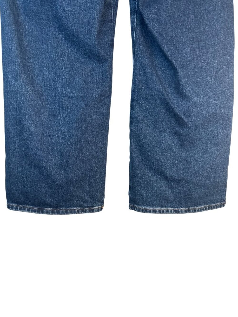 ZARA Wide Leg Button Size 6 Side Jeans Denim High Waist - Picture 10 of 12